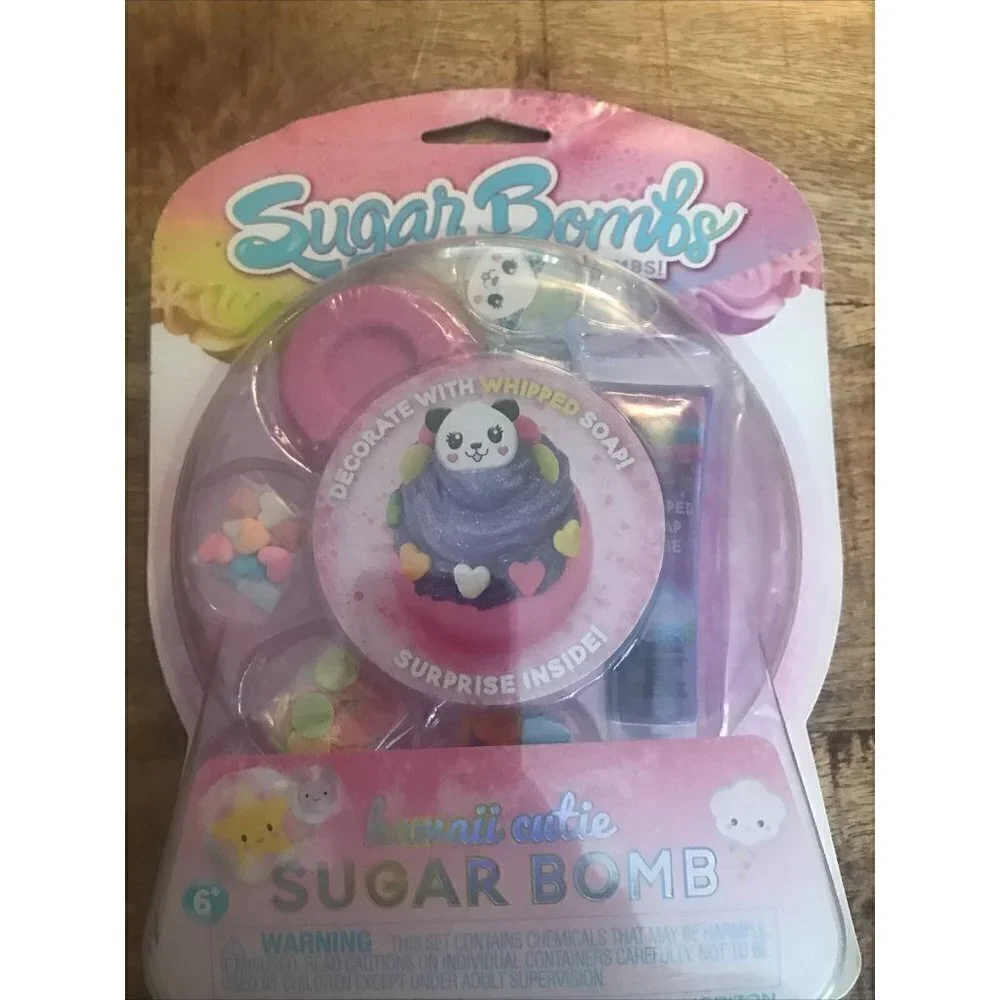 Bath Bombs for Kids with Surprise Fizzy Bombs, Decorate Your Own Sugar Bath Bomb